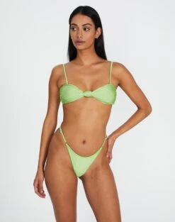 Shimmer Adjustable Cheeky Bikini Bottom -Outlet Glassons Store aiden adjustable high cut bikini briefs pistachio full ga54030shm