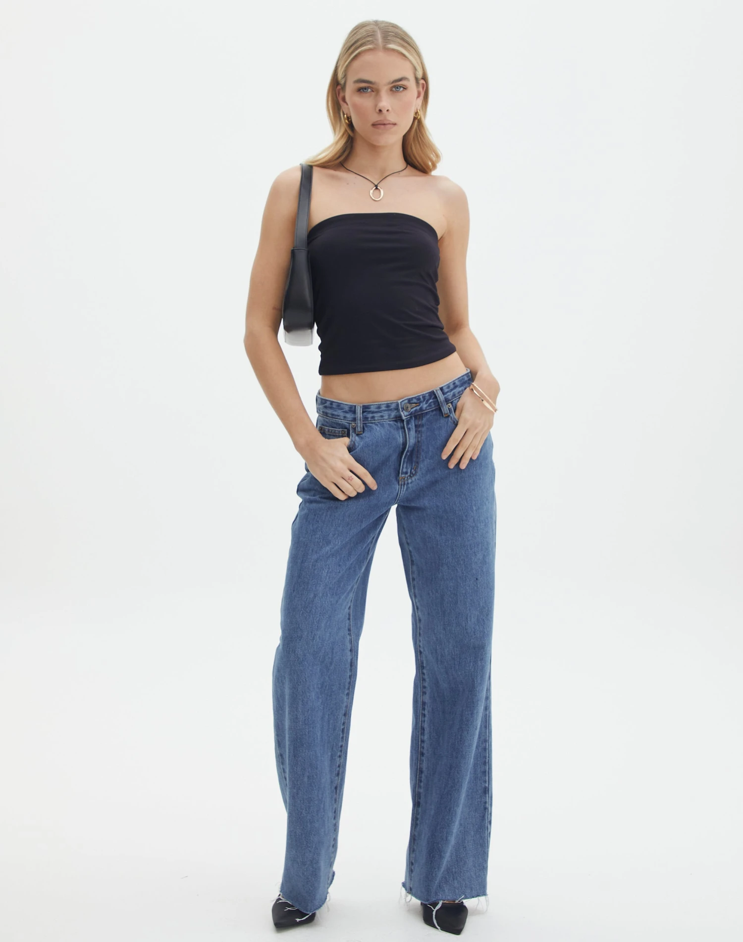 Thin Waistband Straight Leg Jean 17 Thin Waistband Straight Leg Jean - Image 15
