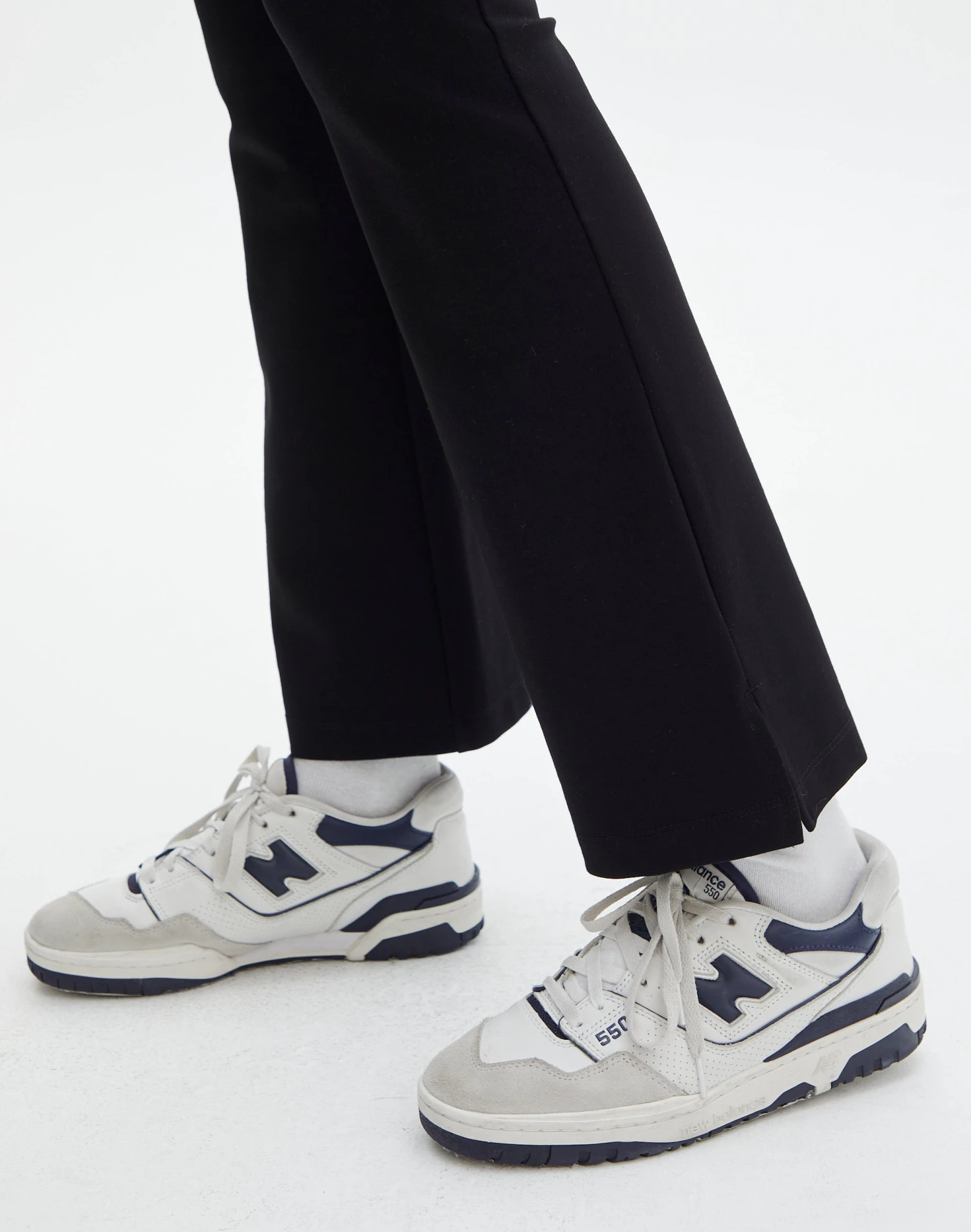 Mid Rise Split Flare Ponte Pant 6 Mid Rise Split Flare Ponte Pant - Image 4