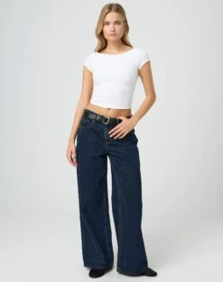 Supersoft Backless Short Sleeve Top -Outlet Glassons Store bayley backless top white full ts73693pch