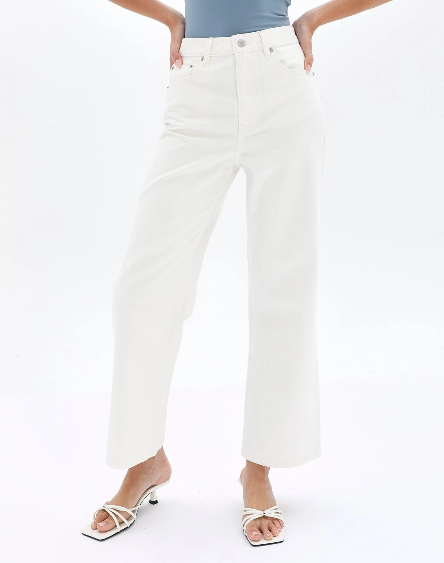 Wide Leg Cropped Jean 8 Wide Leg Cropped Jean - Image 6