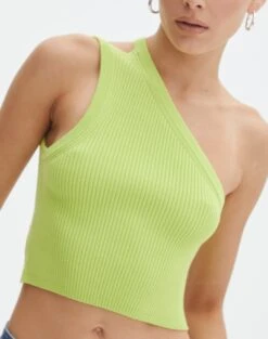 One Shoulder Open Back Strappy Tank 31 One Shoulder Open Back Strappy Tank -Outlet Glassons Store bibby backless knit main squeeze imageback kv94524knt