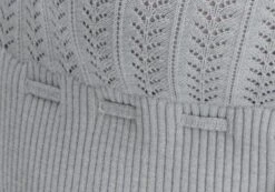 Pointelle Scoop Neck Knit Top -Outlet Glassons Store bronty button up long sleeve pale grey marle imagefront kc121640vp