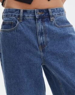 Wide Leg Denim Culottes -Outlet Glassons Store carli long culottes suzy mid wash imageback jd136909rdnm