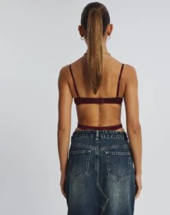 Cut Out Satin Bodysuit -Outlet Glassons Store cartia cut out bodysuit cherry oh back tb106803sat