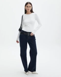 Supersoft Backless Long Sleeve Bodysuit -Outlet Glassons Store cassidy cut out bodysuit milk full tb118064pch