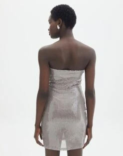 Strapless Mini Sequin Dress 25 Strapless Mini Sequin Dress -Outlet Glassons Store chelsea mini sequin dress silver back ds141680sqn