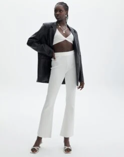 Knit Twist Front Crop Top -Outlet Glassons Store co anwar twist knit milk full kv109493ne