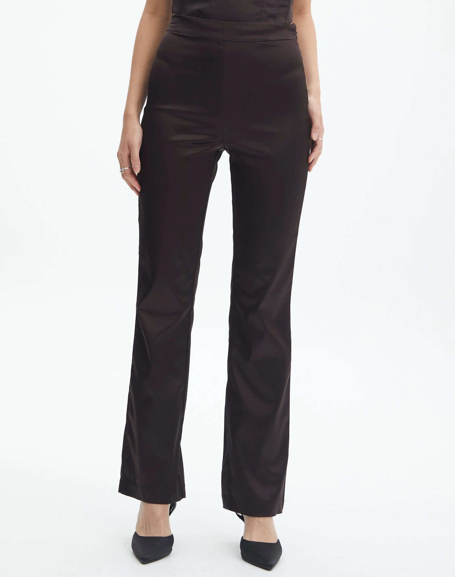 Satin Straight Leg Pant 4 Satin Straight Leg Pant - Image 2