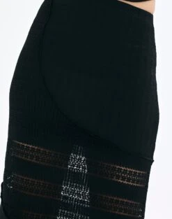 Textured Asymmetrical Panel Maxi Skirt -Outlet Glassons Store co cally asymmetrical panel skirt black imageback sl74526tex