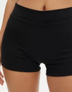 Cotton Mini Shorts 25 Cotton Mini Shorts -Outlet Glassons Store co cancun short black imageback sw93943cot