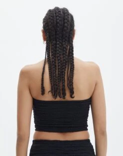 Strapless Textured Bandeau 24 Strapless Textured Bandeau -Outlet Glassons Store co ceejay textured top black back tv121132tex