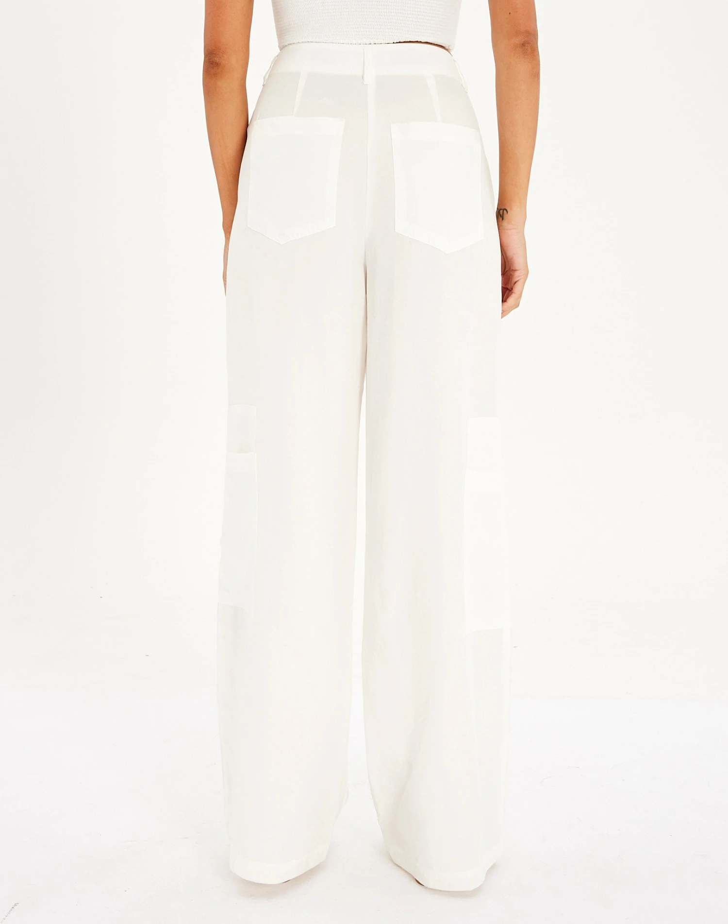 High Rise Wide Leg Cargo Pant 6 High Rise Wide Leg Cargo Pant - Image 4