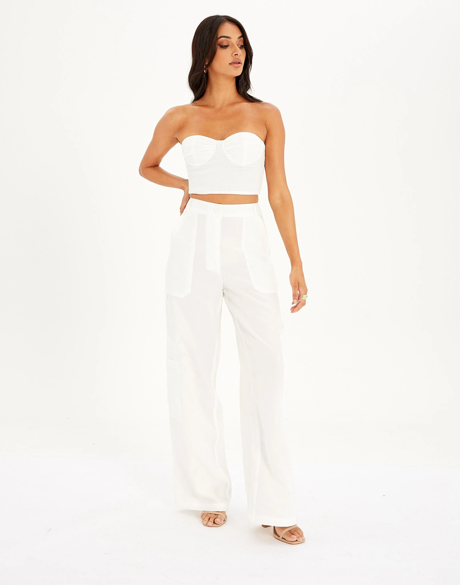 High Rise Wide Leg Cargo Pant 4 High Rise Wide Leg Cargo Pant - Image 2
