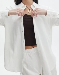 Textured Button Front Shirt -Outlet Glassons Store co gloria textured shirt bad to the bone imageback bl127680tex