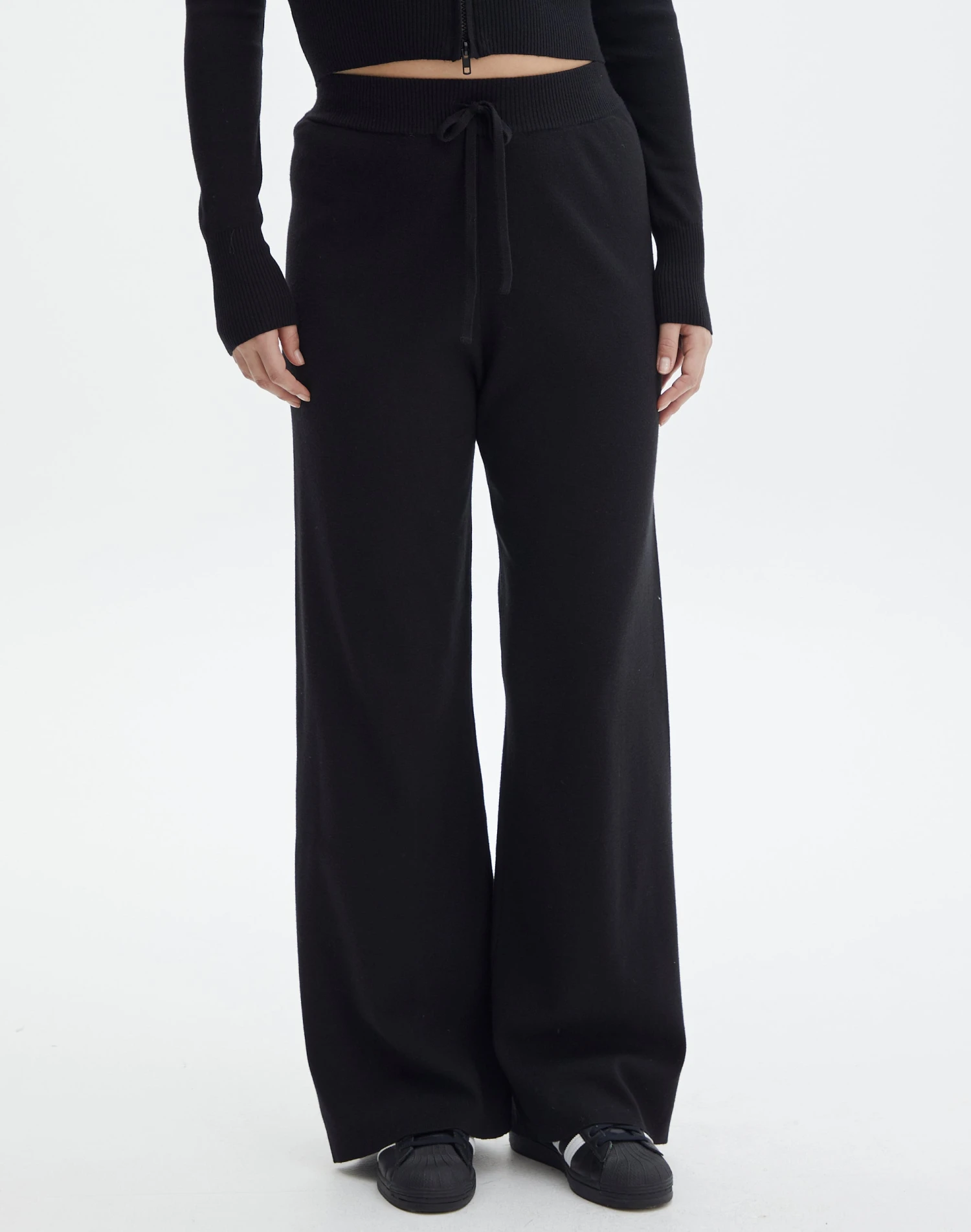 High Rise Wide Leg Knit Pant 4 High Rise Wide Leg Knit Pant - Image 2