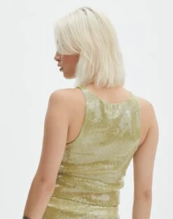 Sequin Tank Top -Outlet Glassons Store co ken sequin top wassa bae back tv140207sqn