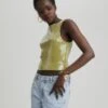 Sequin Tank Top -Outlet Glassons Store co ken sequin top wassa bae front tv140207sqn