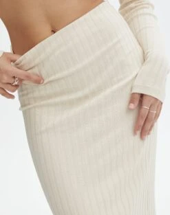 Ribbed Maxi Skirt -Outlet Glassons Store co lily ribbed maxi skirt take a shelfie imageback sl97411rib