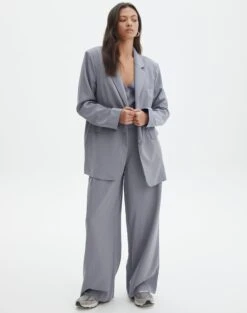 Outlet Glassons Store -Outlet Glassons Store co loretta blazer light grey pinstripe full jw51337pin