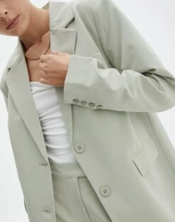 Oversized Blazer -Outlet Glassons Store co loretta oversized blazer jacket suit mist imageback jw51337zhe