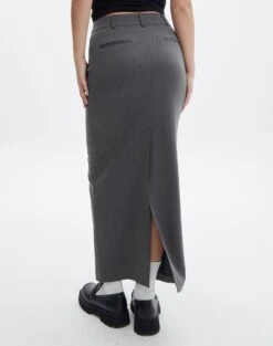 Tailored Maxi Skirt 25 Tailored Maxi Skirt -Outlet Glassons Store co mailey suiting maxi skirt charcoal back sl101473mar