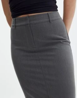 Tailored Maxi Skirt 26 Tailored Maxi Skirt -Outlet Glassons Store co mailey suiting maxi skirt charcoal imageback sl101473mar