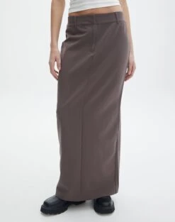 Tailored Maxi Skirt 29 Tailored Maxi Skirt -Outlet Glassons Store co mailey suiting maxi skirt irish coffee full sl101473mar