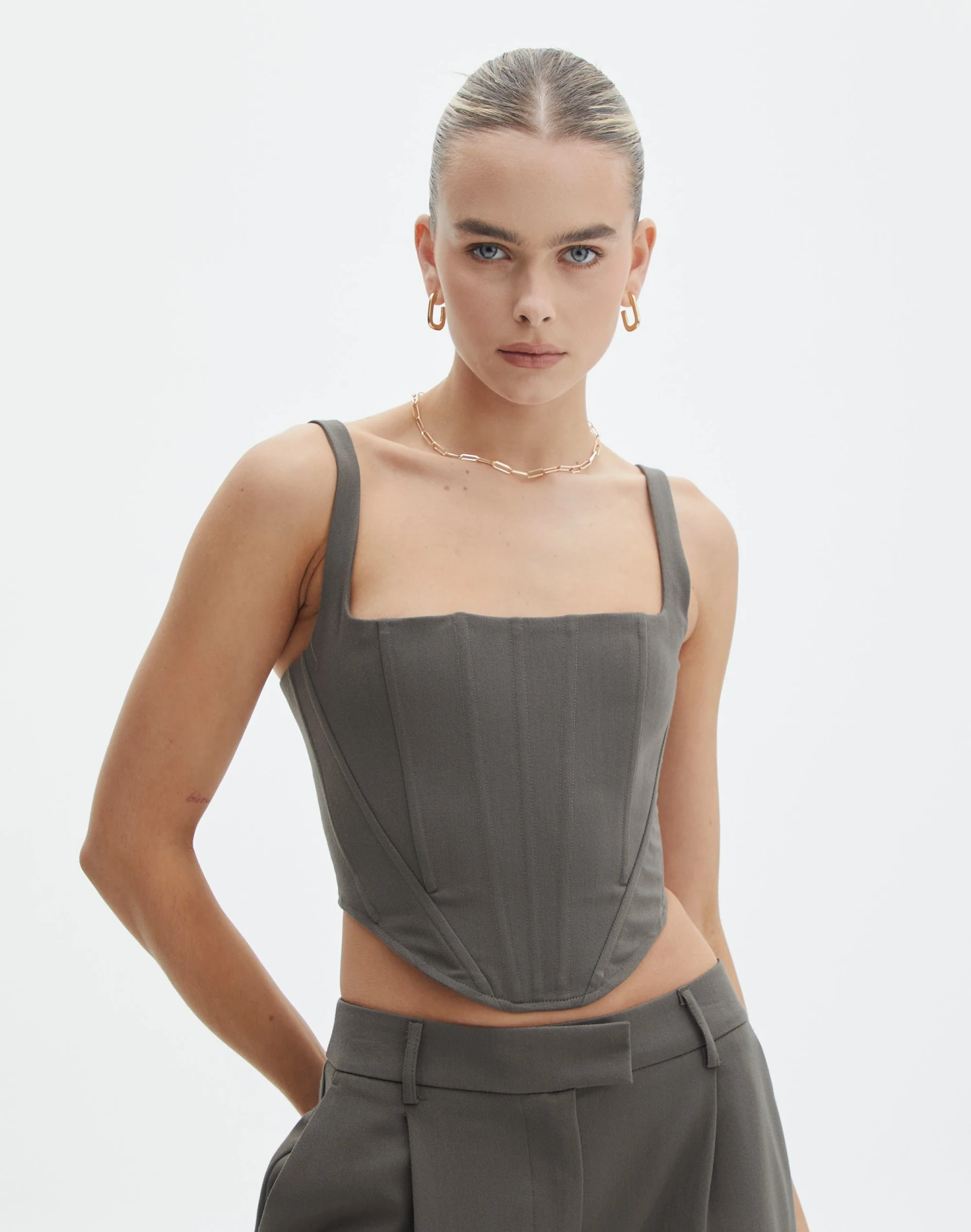 Split Tie Front Blouse 8 Split Tie Front Blouse - Image 6