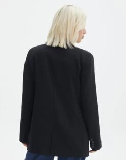 Tailored Oversized Blazer -Outlet Glassons Store co marly one button blazer black back jw74948pln