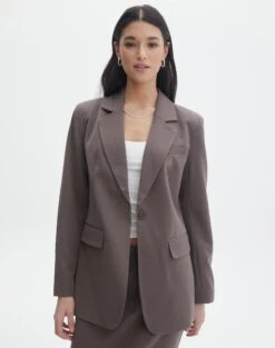 Supersoft Slim-Fit Midi Skirt -Outlet Glassons Store co marly one button blazer irish coffee front jw74948pln 12