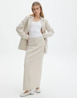 Tailored Oversized Blazer -Outlet Glassons Store co marly one button blazer oh natural full jw74948pln