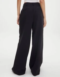 High Waist Relaxed Tailored Pant 24 High Waist Relaxed Tailored Pant -Outlet Glassons Store co marly wide leg pant black back pw71767pln