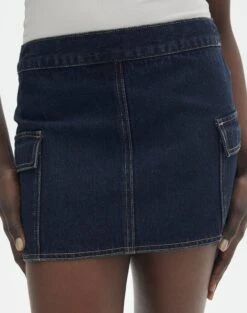 Cargo Denim Mini Skirt 24 Cargo Denim Mini Skirt -Outlet Glassons Store co max utility denim skirt last rodeo indigo detail ss134734rdnm