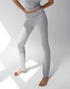 Luxe Lounge Modal Long Sleeve Button Crop Top -Outlet Glassons Store co mia modal pants heather marle front pw93071mod 1