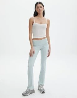 Luxe Lounge Modal Mid Rise Pant 24 Luxe Lounge Modal Mid Rise Pant -Outlet Glassons Store co mia modal pants mist me front pw93071mod 3