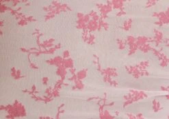 Floral Print Mesh Lettuce Trim Cropped Cami -Outlet Glassons Store co sabrina burnout mesh cami baby doll burnout imagefront tv54660rbo