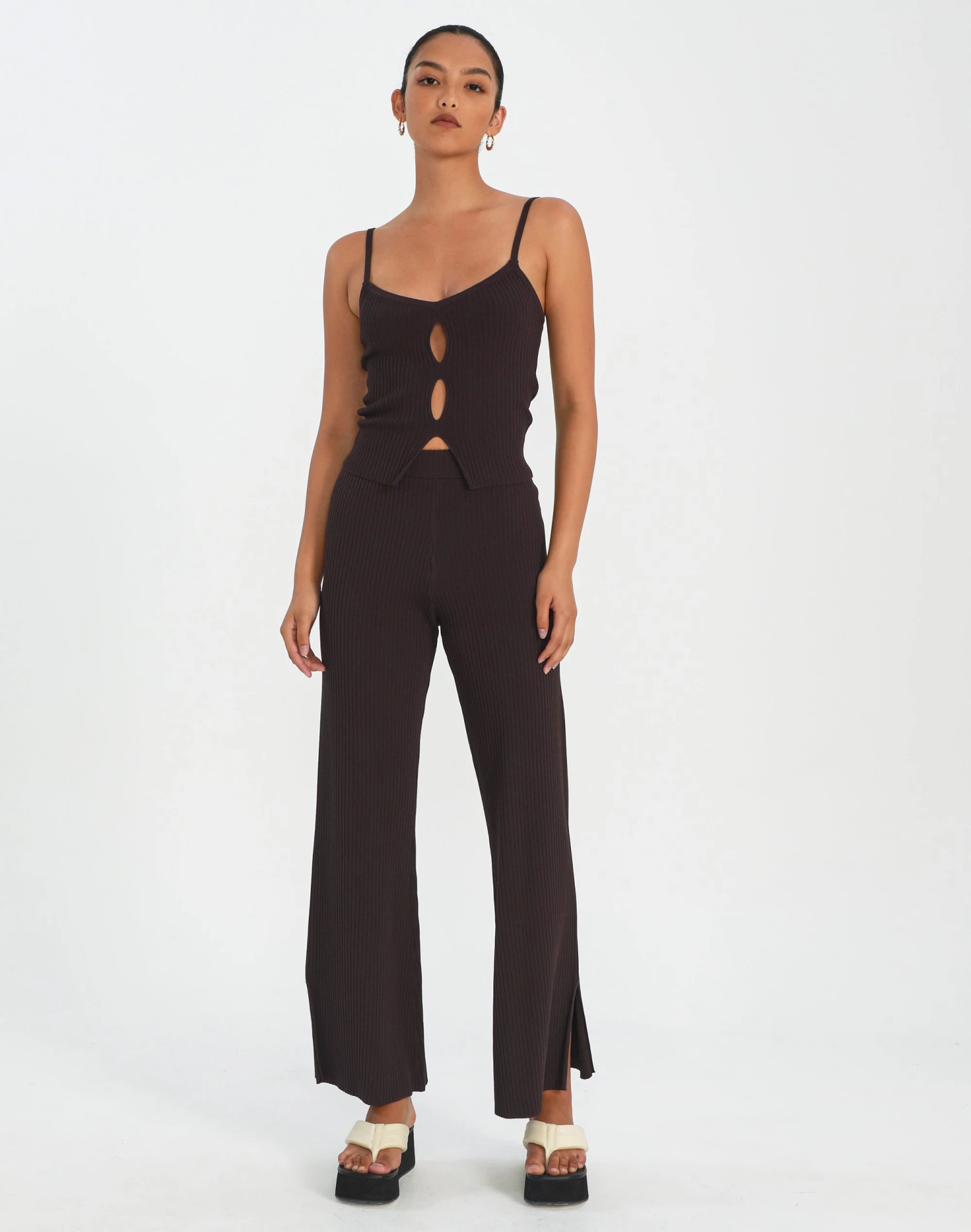 Cut Out Ribbed Knit Top 9 Cut Out Ribbed Knit Top - Image 7