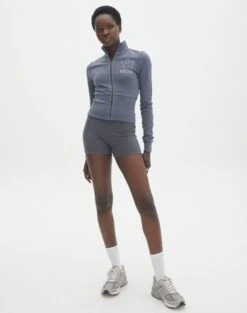 Zip Through Sweat Jumper -Outlet Glassons Store co zephy zip through sweat 98 new york washed navy full tc122627cot