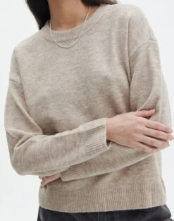 Oversized Knit Jumper -Outlet Glassons Store cosmo classic crew jumper on the rocks imageback kl78937rpol