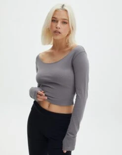 Off The Shoulder Crop Top