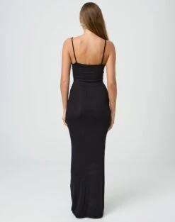 Luxe Lounge Modal Slim Fit Maxi Dress -Outlet Glassons Store didi strappy maxi dress black back dl93109mod