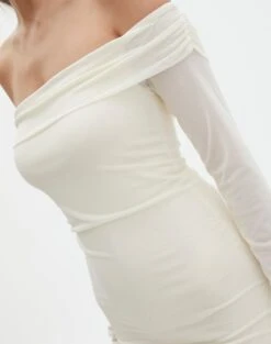 Off The Shoulder Mini Dress -Outlet Glassons Store dinka off shoulder mini bad to the bone detail ds138653msh