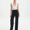 Tailored Wide Leg Ponte Pant -Outlet Glassons Store dion tailored ponte pants black front pw52145pon