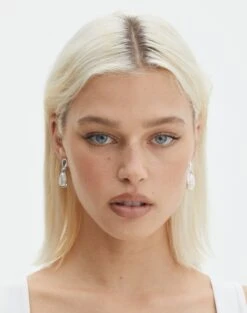 Supersoft One Shoulder Bodysuit -Outlet Glassons Store dreya drop earrings silver front je151209ear 1