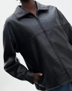 Oversized Bomber Jacket 25 Oversized Bomber Jacket -Outlet Glassons Store elvis oversized pu jacket black imageback jw124230pu