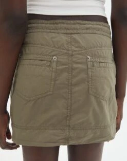 Cotton Mini Cargo Skirt -Outlet Glassons Store emma cargo mini skirt lt khaki back ss123451cot