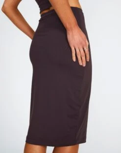 Supersoft Slim-Fit Midi Skirt -Outlet Glassons Store gem midi skirt its soy cute back sl114640pch