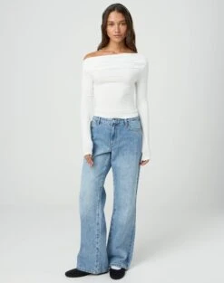 Ruched Off The Shoulder Top -Outlet Glassons Store genie ruched off the shoulder top milk full tl124186vis