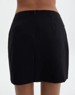 Triple Buckle Mini Skirt 25 Triple Buckle Mini Skirt -Outlet Glassons Store gia buckle mini skirt black back ss125981pln